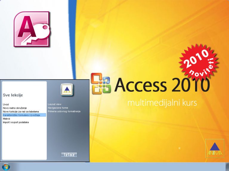 Access noviteti