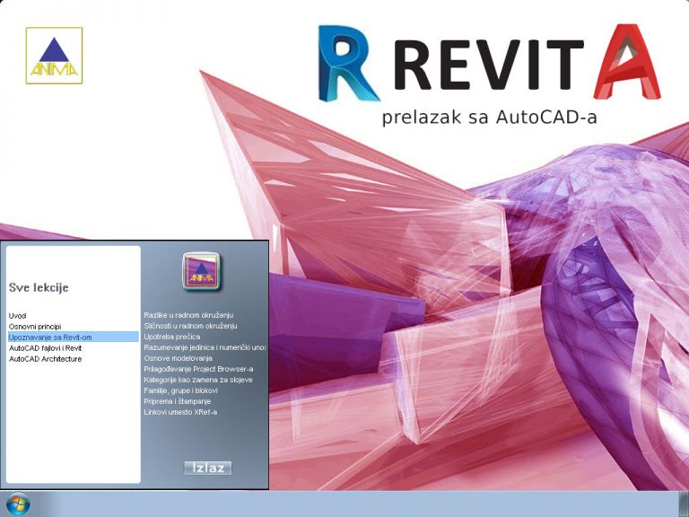 Revit – prelazak sa AutoCAD-a